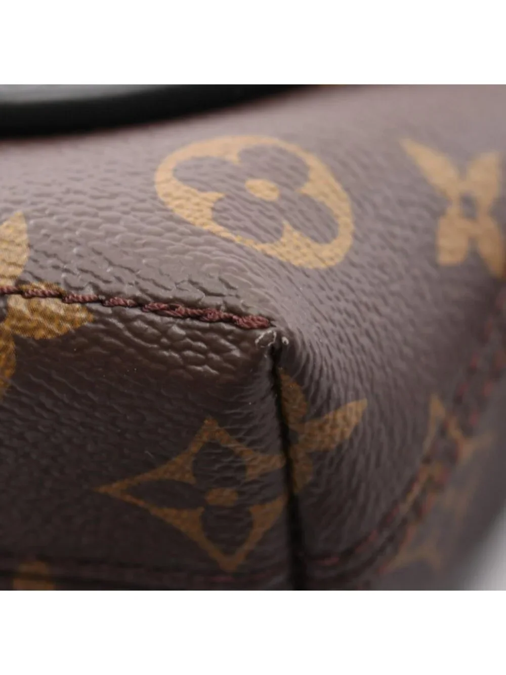 Louis Vuitton Shoulder Bag Magnetic Messenger Monogram Macassar Leather